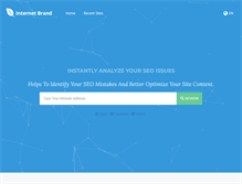 Tablet Screenshot of internetbrand.com
